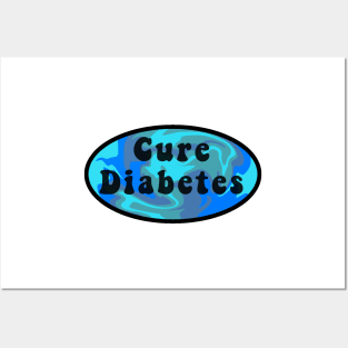 Cure Diabetes Retro Posters and Art